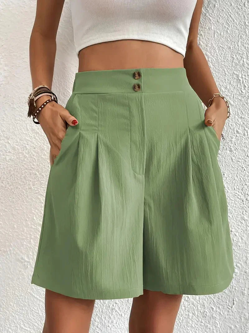 Florine | High-Waist Relaxed Shorts