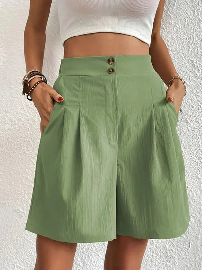 Florine | High-Waist Relaxed Shorts