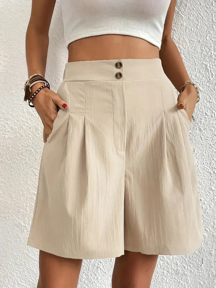 Florine | High-Waist Relaxed Shorts