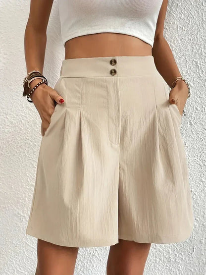Florine | High-Waist Relaxed Shorts