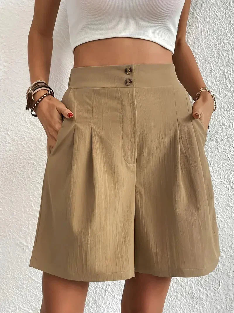 Florine | High-Waist Relaxed Shorts