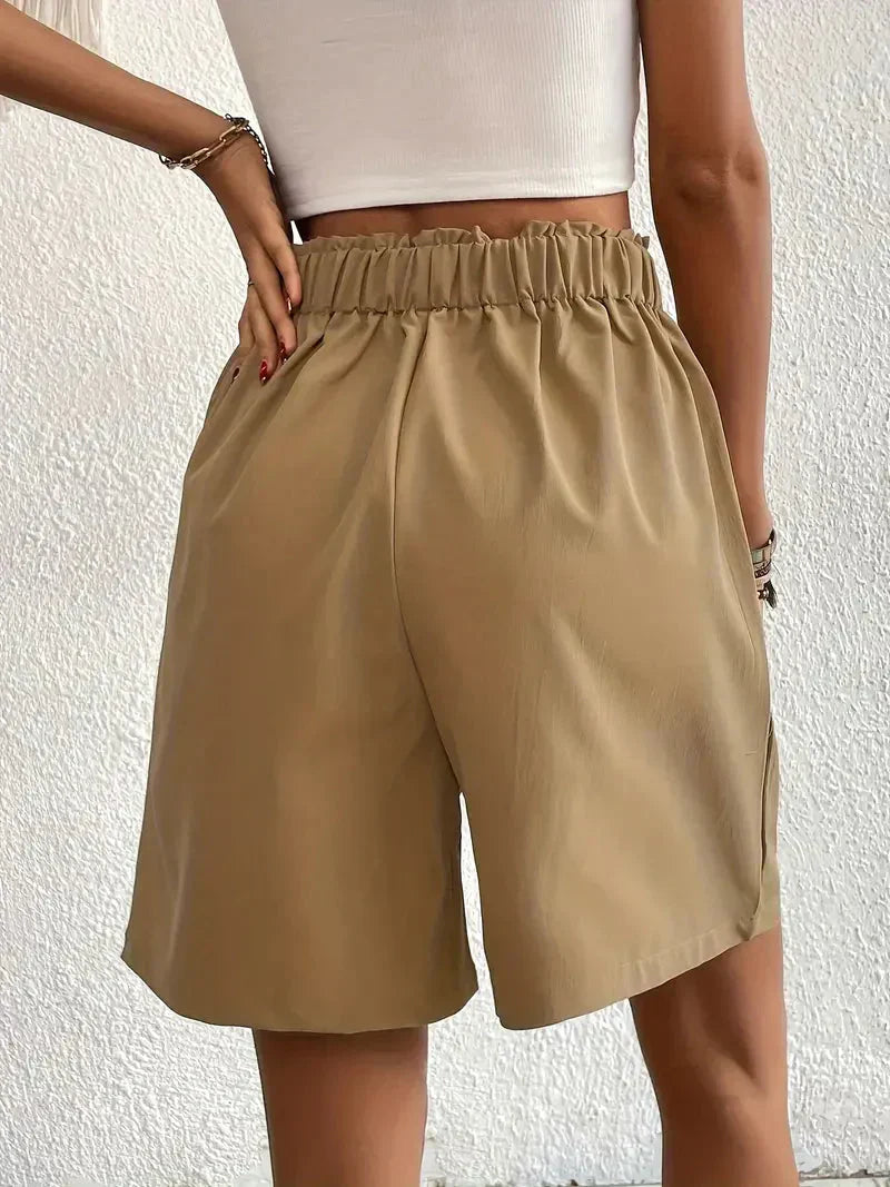 Florine | High-Waist Relaxed Shorts