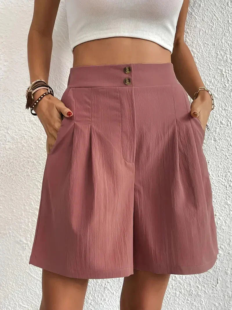 Florine | High-Waist Relaxed Shorts