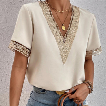 Tanja | Elegant Short Sleeve Top