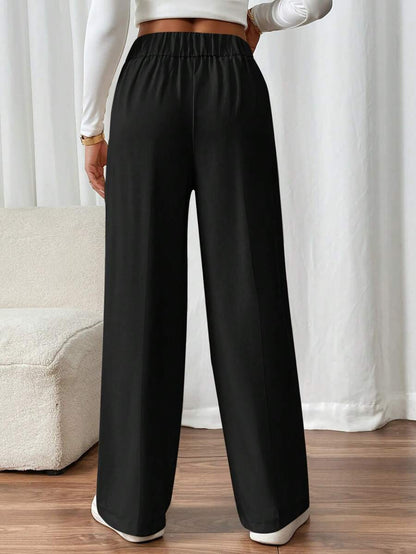 Lucienne | High-Waist Straight-Leg Trousers