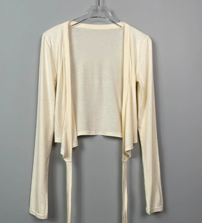 Eugénie | Soft Wrap Layering Top
