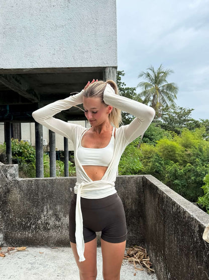 Eugénie | Soft Wrap Layering Top