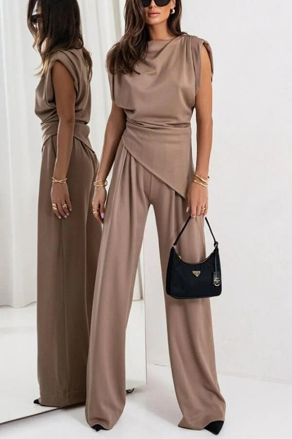 Lisette | Draped Two-Piece Set