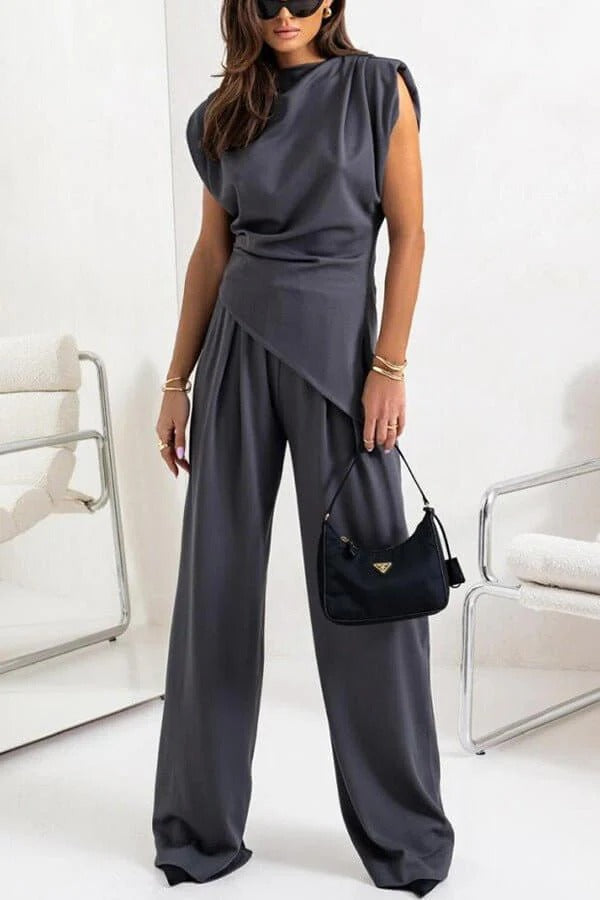 Lisette | Draped Two-Piece Set