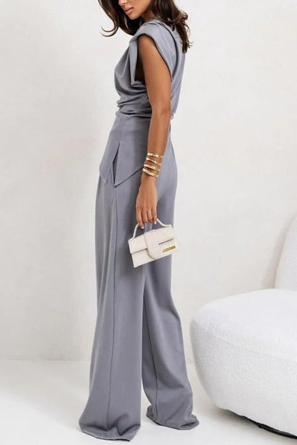 Lisette | Draped Two-Piece Set