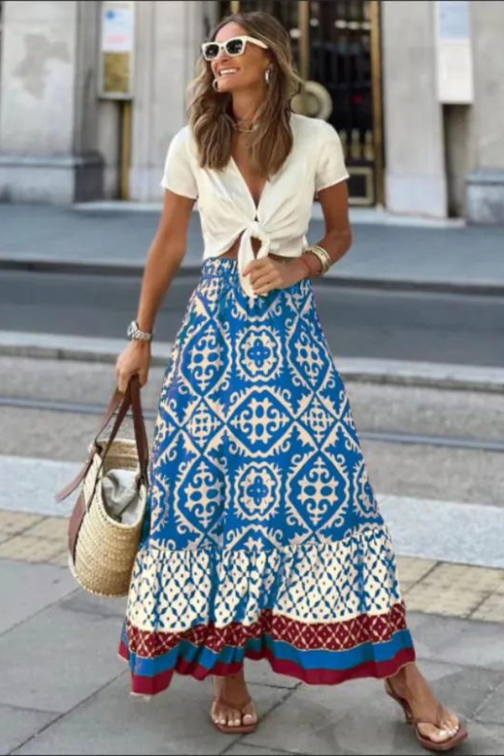 Coco | Embellished A-Line Skirt