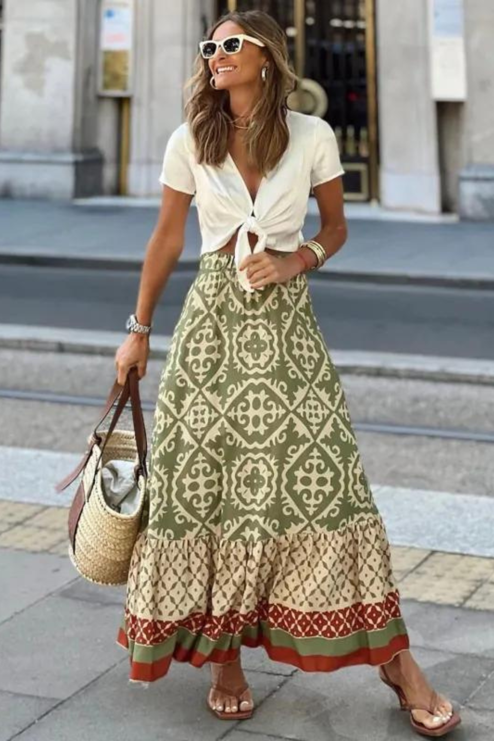 Coco | Embellished A-Line Skirt