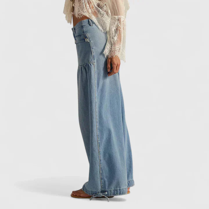 Liora | Boho Wide Leg Pants
