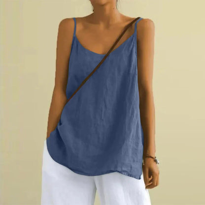 Clémence | Loose Spaghetti Strap Tank Top