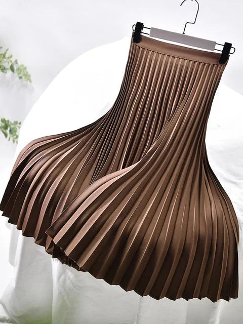 Maribelle | Pleated Midi Skirt