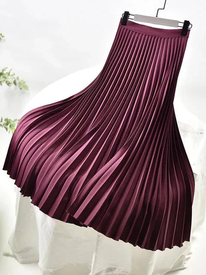 Maribelle | Pleated Midi Skirt