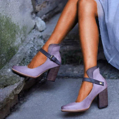 Cassandra | Adjustable Strap Heel Sandals