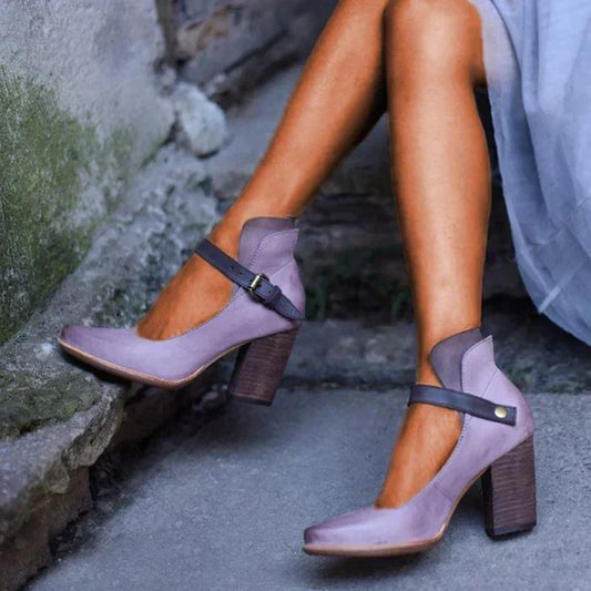 Cassandra | Adjustable Strap Heel Sandals