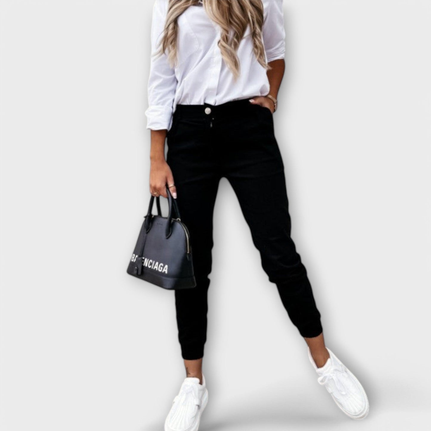 Camille | Stretch Ankle Pants