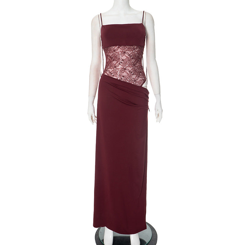 Mathilde | Lace Formal Evening Maxi Dress
