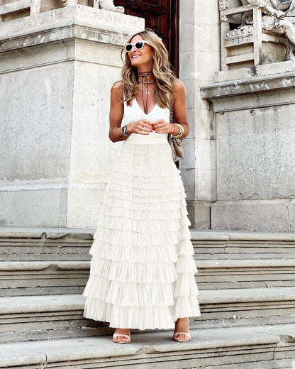 Tulia | Layered Vintage Tulle Skirt