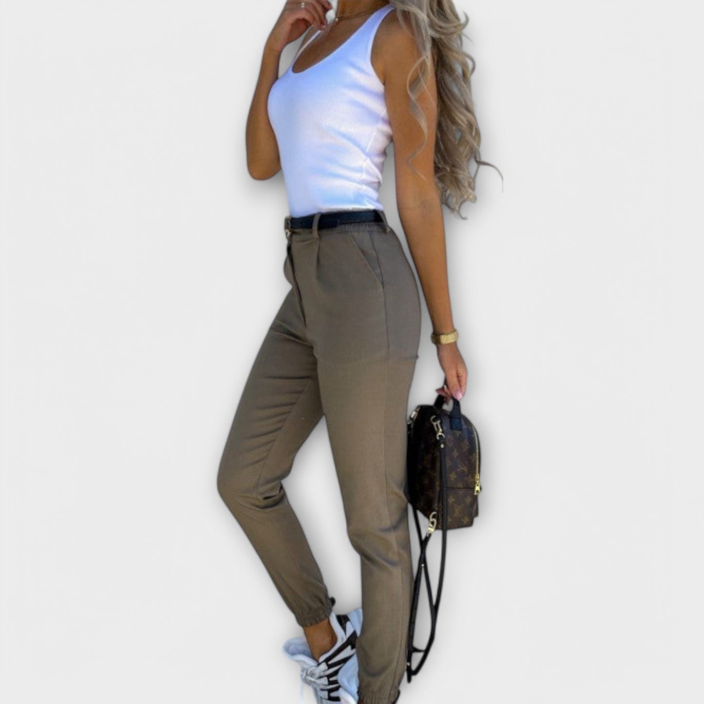 Camille | Stretch Ankle Pants