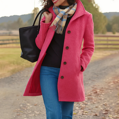 Saga | Button-Front Midi Coat