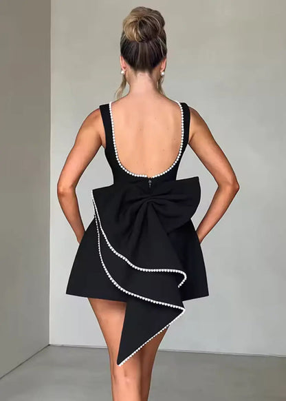 Gemma | Pearl Embellished Mini Dress