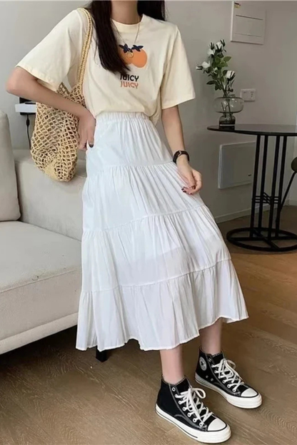 Penelle | High-Waist Tiered Maxi Skirt