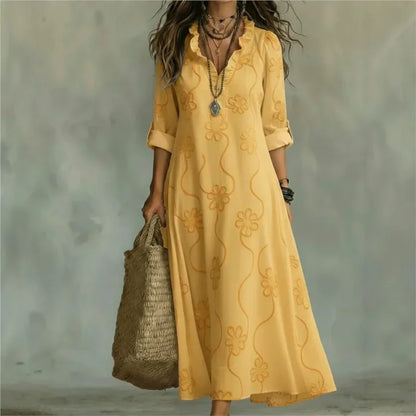 Mirette | Floral Long Sleeve Maxi Dress