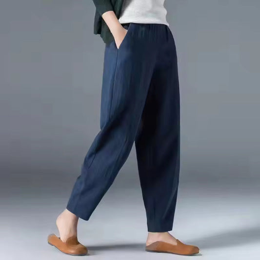 Adélaïde | Tapered Pull-On Summer Trousers