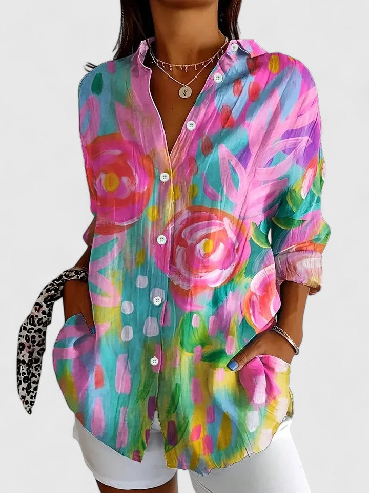 Marcelle | Printed Relaxed Fit Blouse