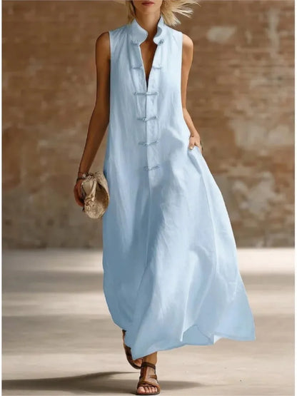 Serelle | Sleeveless Summer Maxi Dress