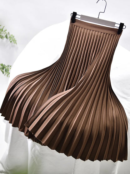 Seraphina | Elegant Pleated Midi Skirt