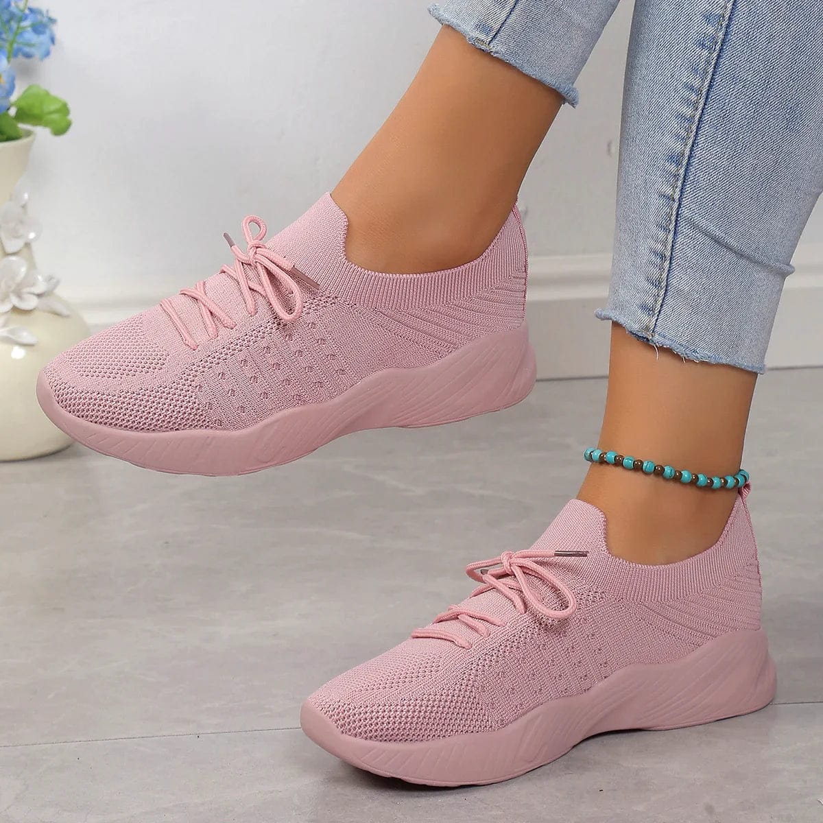 Cecily | Knit Slip-On Sneakers for Women