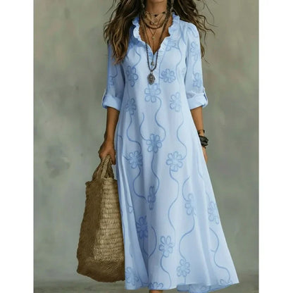 Mirette | Floral Long Sleeve Maxi Dress