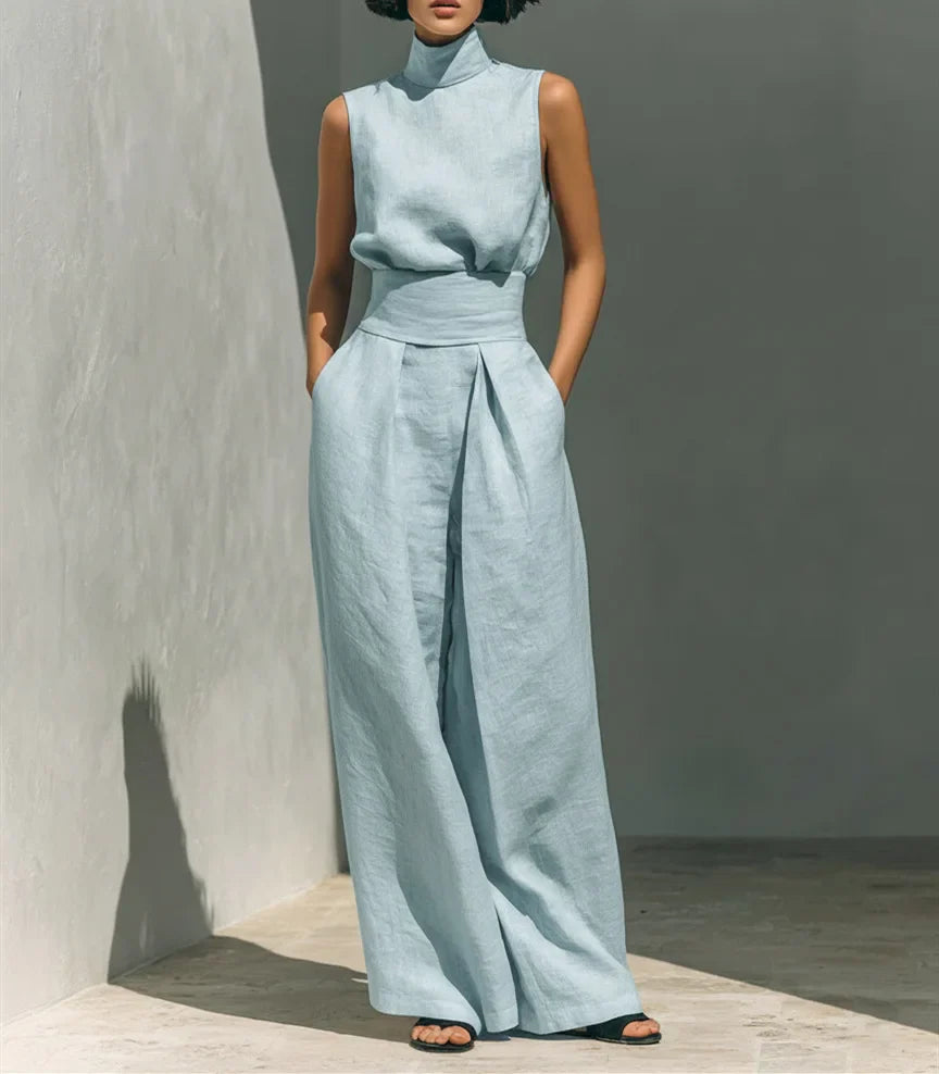 Evelisse | Tailored Wide-Leg Pants Set