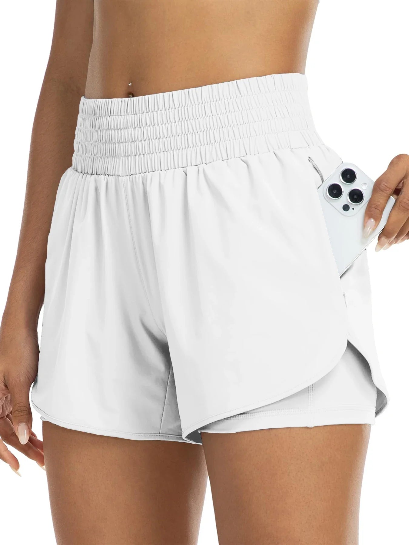Andrea | High-Waisted Active Shorts