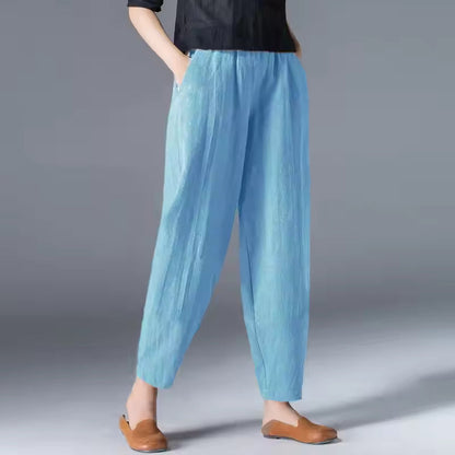 Adélaïde | Tapered Pull-On Summer Trousers