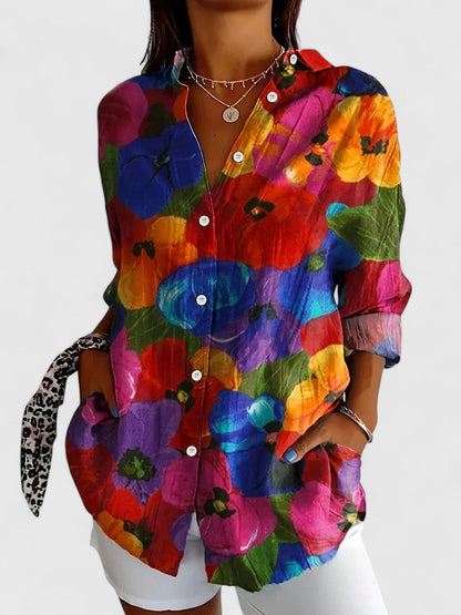 Marcelle | Printed Relaxed Fit Blouse