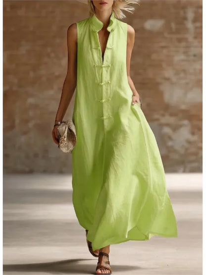 Serelle | Sleeveless Summer Maxi Dress