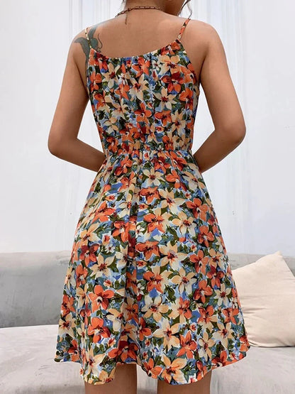 Isla | Floral Summer Midi Dress