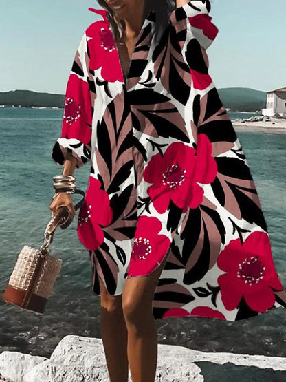 Maren | Printed Summer Shirt Dress