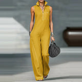 Marielle | Zip-Front Wide-Leg Jumpsuit