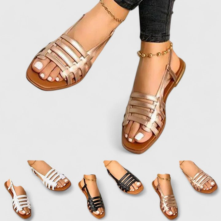 Solene | Open-Toe Slingback Sandals