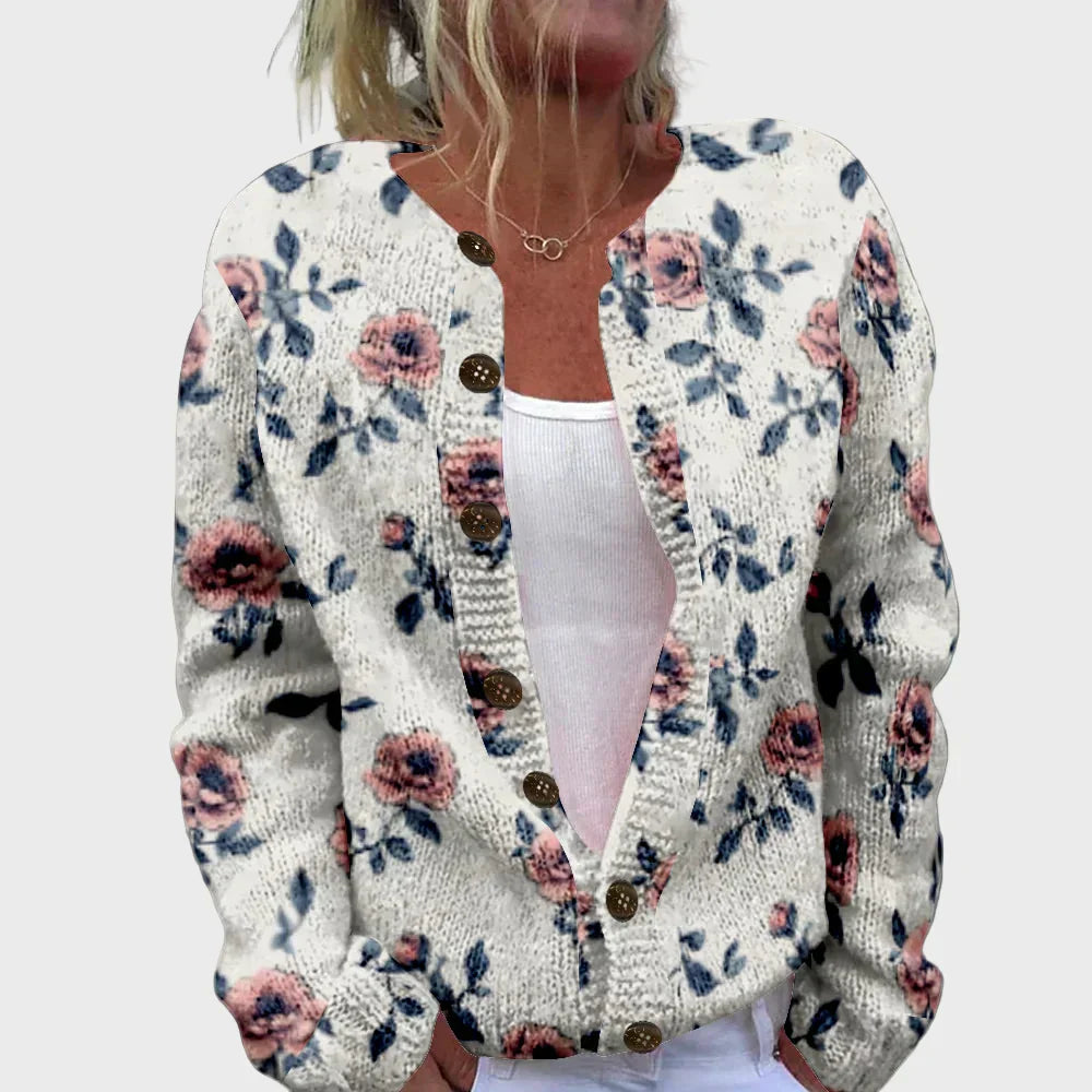 Monica | Elegant Knitted Vest with Pattern