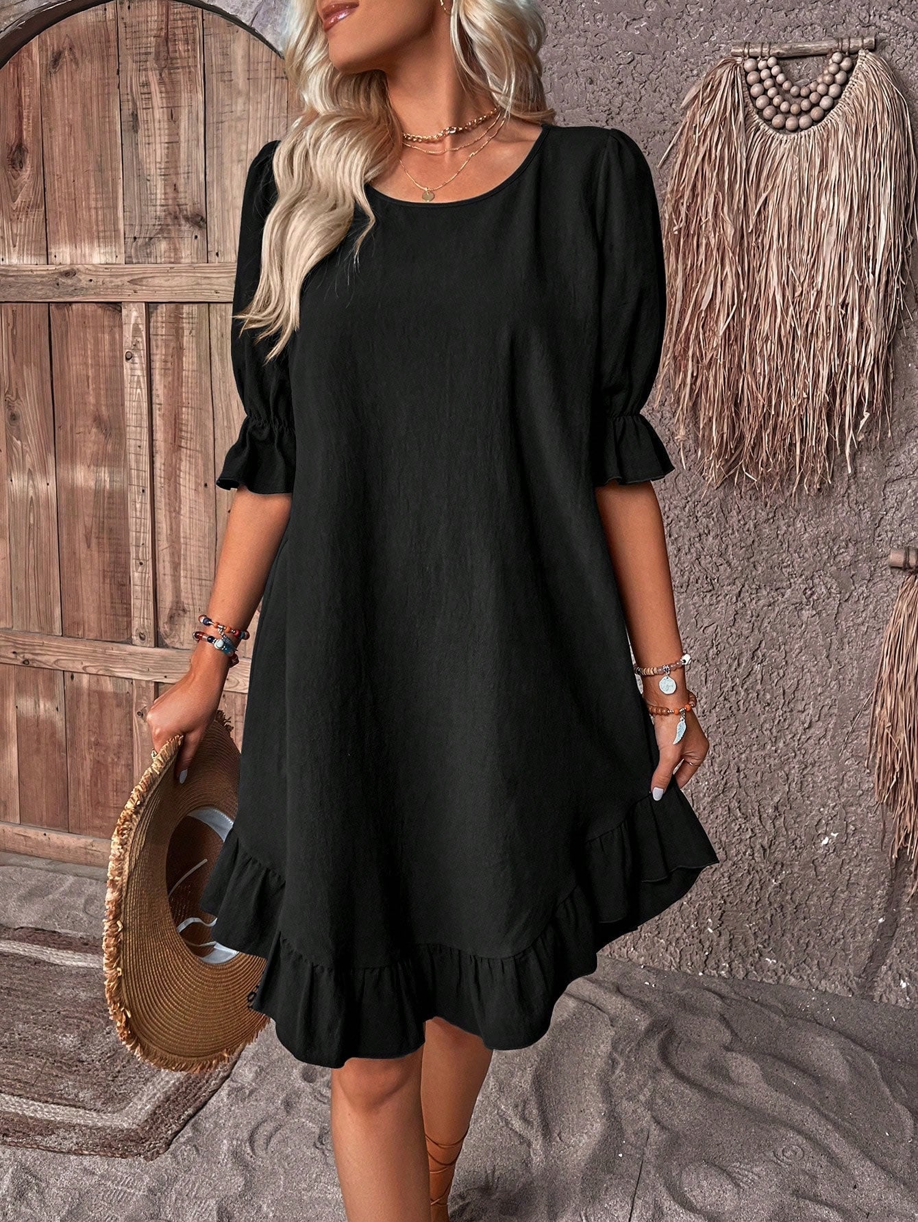 Joan | Ruffle Summer Mini Dress