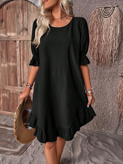 Joan | Ruffle Summer Mini Dress