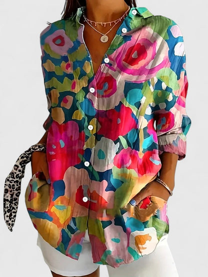 Marcelle | Printed Relaxed Fit Blouse