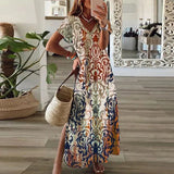 Amelie | Boho Printed Maxi Dress